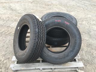 (4) Michelin Radial 225/75R16 M+S Tires  (HIGH RIVER YARD)