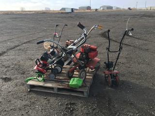 Murray, Hoff Co, Choremaster, Toro, Troy-Bilt And Stihl Gas Tillers, (1) Electric Cultivator *Note: Only Stihl is Running*  (HIGH RIVER YARD)