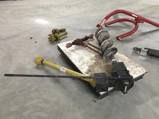 Misc. Hydraulic Parts: PTO's, PTO Brackets, PTO Shafts, Auger, John Deere 3076 Hydraulic Parts And More  (HIGH RIVER YARD)