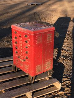 Forney C2 Arc Welder 230V, 60Hz, Single Phase SN 67899, Hamilton Handy Hauler Cart w/ Assorted Welding Caps, Goggles, Welding Cord, Hydraulic Hose And More *Note: Unknown Working Condition*   (HIGH RIVER YARD)