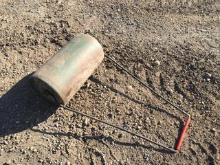 Lawn Roller, Fuel Transfer Pump, Extra Hand Pumps, Qty of Gas Jerry Cans  (HIGH RIVER YARD)