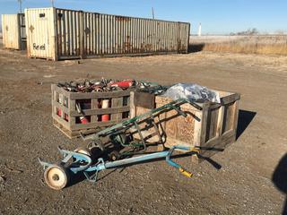 (3) Dolly's, Assorted Philips LED Lights And Fire Extinguishers  (HIGH RIVER YARD)