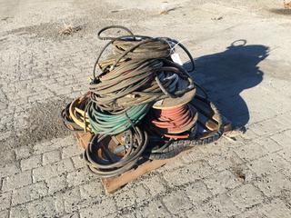 Pallet of Assorted Hoses, Hydraulic, Air, Welding And More  (HIGH RIVER YARD)