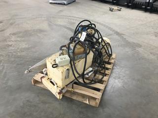 Hydraulic Pump Power System w/ (2) Sperry Vickers Directional Valves, Breaker, Power Switch And Hydraulic Ram SN SP0DN12029  (HIGH RIVER YARD)