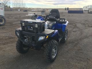 2008 Polaris Sportsman 800 Twin 4x4 AWD Quad c/w Auto, Headlight, Grip Warmers, AT26x11R12 Rear and 25x8.00-12 NHS Front Tires, VIN 4XADN50A98A525712 (HIGH RIVER YARD)