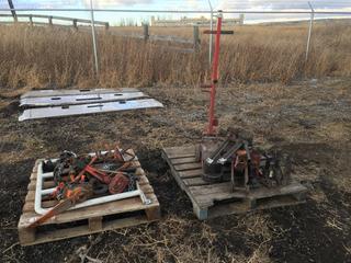 (2) Pallets of Assorted Bottle Jacks, Scissor Jacks, Come Alongs, Etc (HIGH RIVER YARD)