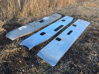 (3) Chrome Semi Bumpers (HIGH RIVER YARD)