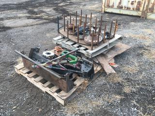 (2) Pallets of Assorted Flanges, Steel Hooks, Sheet Metal, Etc (HIGH RIVER YARD)