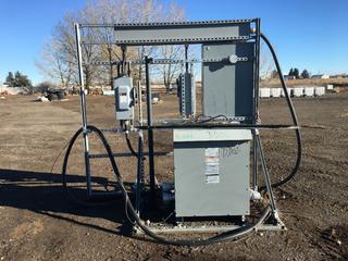 Bemag Dry Type Efficient Transformer, 3-Phase, 60Hz, 150.0 KVA, S/N 0001 and (2) Heavy Duty Breaker Switches 480V Panel Disconnect (HIGH RIVER YARD)