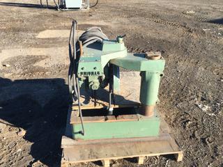 Poitras Radial Arm Saw Model V154, 3hp, 220V, 60Hz, Single Phase, 15A (HIGH RIVER YARD)