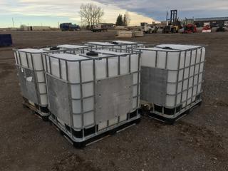 (4) Skid Mounted Caged Storage Totes, 39in x 48in (HIGH RIVER YARD)