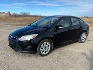 2013 Ford Focus SE Sedan c/w 2.0L, A/T, AC, 215/55R16 Tires, Showing 135,443Kms, VIN 1FADP3F27DL256038 *Note: Engine Light On* (HIGH RIVER YARD)