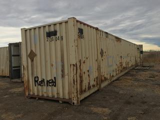 53ft Storage Container, Contents Included S/N 236049 *Note: Damaged* (HIGH RIVER YARD)