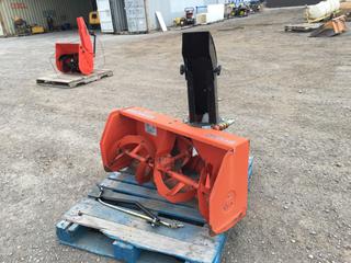 Kubota Model GF5225 42in PTO Driven Snow Blower Attachment, S/N 2500085  (HIGH RIVER YARD)