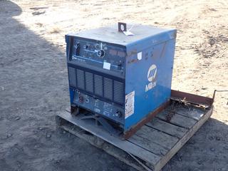 Miller Gold Star 302 230/460/575V 3-Phase CC/DC Welding Power Source. SN KG295594 *Note: Working Condition Unknown* **THIS ITEM IS LOCATED @ 5107 67 ST, LLOYDMINSTER, AB FOR MORE INFO CONTACT JASON  @780-870-0193**