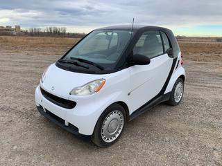 2009 Smart Fortwo Coupe c/w 1.0L L3, A/T, AC, 175/55R15 Tires, Showing 66,581Kms, VIN WMEEJ31X09K213047. (HIGH RIVER YARD)