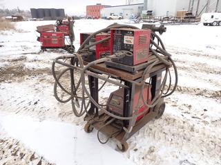 Lincoln Electric V350 Pro 200-575V 1/3-Phase Multi-Process Welder. SN U1020340787 c/w Lincoln Electric LN-7 And Lincoln Electric LN-742 Wire Feeders **THIS ITEM IS LOCATED @ 5107 67 ST, LLOYDMINSTER, AB FOR MORE INFO CONTACT JASON  @780-870-0193**