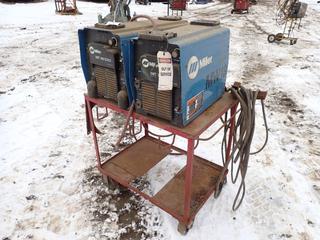 Miller XMT 450 230/460V 3-Phase CC/CV Multi-Process Welder. SN MD170467U c/w Miller XMT 350 208-575V CC/CV Multi -Process Welder. SN LF430128A *Note: Working Condition Unknown* **THIS ITEM IS LOCATED @ 5107 67 ST, LLOYDMINSTER, AB FOR MORE INFO CONTACT JASON  @780-870-0193**