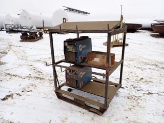 (2) Miller XMT 350 208-575V CC/CV 1/3-Phase Multi-Process Welders c/w Stand. SN LG020103A, SN LG020101A **THIS ITEM IS LOCATED @ 5107 67 ST, LLOYDMINSTER, AB FOR MORE INFO CONTACT JASON  @780-870-0193**