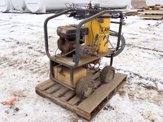 Landa Model MVC3-3000 Pressure Washer c/w Honda GX270 Diesel And Hose. Showing 1332hrs. SN P0705-100680 *Note: No Wand* **THIS ITEM IS LOCATED @ 5107 67 ST, LLOYDMINSTER, AB FOR MORE INFO CONTACT JASON  @780-870-0193**