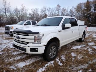 2018 Ford F150 Lariat FX4 Off Road 4X4 Crew Cab Regular Box Pickup c/w 5.0L V8, A/T, Backup Camera And LT265/70R17 Tires. Showing 4359hrs, 186,683kms. VIN 1FTFW1E59JFD30091 **THIS ITEM IS LOCATED IN NORTH WEST EDMONTON, FOR MORE INFO CONTACT TONY @ 780-935-2619**