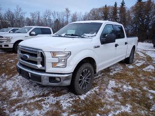 2017 Ford F150 XLT 4X4 Crew Cab Pickup c/w 5.0L V8, A/T And LT275/65R18 Tires. Showing 5845hrs, 246,000kms. VIN 1FTFW1EF5HFB25113  **THIS ITEM IS LOCATED IN NORTH WEST EDMONTON, FOR MORE INFO CONTACT TONY @ 780-935-2619**