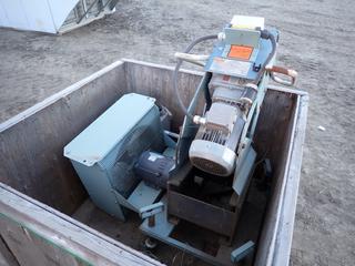 2005 Gullco GBM-18 230V 3-Phase Plate Bevelling Machine c/w Ruffneck 480V 3-Phase Air Heater **THIS ITEM IS LOCATED @ 5107 67 ST, LLOYDMINSTER, AB FOR MORE INFO CONTACT JASON  @780-870-0193**