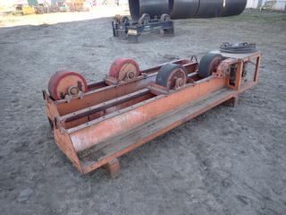 (1)  91in Vessel/Tank Idler Roll c/w (1) Vessel/Tank Roll Driver **THIS ITEM IS LOCATED @ 5107 67 ST, LLOYDMINSTER, AB FOR MORE INFO CONTACT JASON  @780-870-0193**