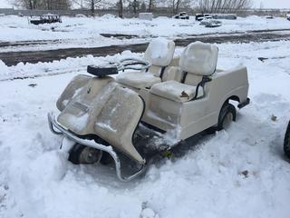 Harley Columbia 3-Wheel Golf Cart c/w Gas Engine, Starts and Runs *Note: See Document Tab For Work Orders.* (HIGH RIVER YARD)