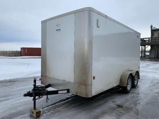 2017 Royal Cargo 14ft T/A Enclosed Trailer c/w Side Passage Door, Rear Ramp Door, 3500lbs Axles, 2 5/16in Ball Hitch, VIN 2S9FL3367H3036587 (HIGH RIVER YARD)