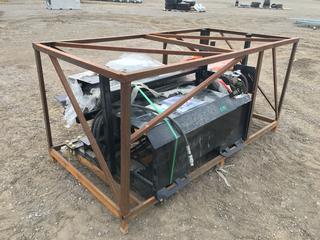 Hydraulic Skid Steer Firewood Processor, 77in x 43in x 21in  (HIGH RIVER YARD)