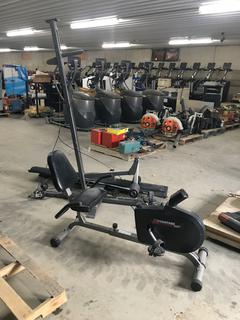 Nordic Track Elliptical, Recumbent Bike, Ab Circle, and Assorted Parts (HIGH RIVER YARD)