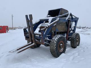 Pettibone Rough Terrain Forklift c/w Chrysler 30-C1008 Gas Engine, 48in Forks, 14.00R20 Tires, Cannot Verify Hours, *Does Not Run* (HIGH RIVER YARD)