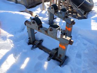 (2) Pipe Roller Stands