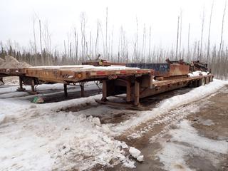 53ft Tridem Step Deck Trailer c/w 10ft 10in X 8ft Deck And 255/70R22.5 Tires *Note: No VIN, Bill Of Sale Only, Glad Hands Broken, Contents Not Included, Unable To Verify Year*