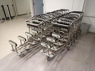 Qty Of (15) Luggage Carts (LOCATED OFFSITE @ Fort McMurray Airport, 547 Snow Eagle Drive, Fort McMurray, AB)