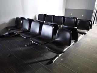 Qty Of (4) Rows Of 5-Chairs *Note: Buyer Responsible For Dismantle And Removal* (LOCATED OFFSITE @ Fort McMurray Airport, 547 Snow Eagle Drive, Fort McMurray, AB)