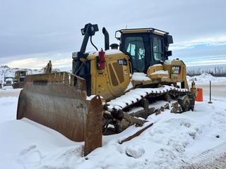 2014 Caterpillar D7E LGP Crawler Dozer c/w CAT C9.3 325hp Diesel, 14ft S-Dozer W/Tilts, MS Ripper And 28in Single Bar Grouser Pads. Showing 8215hrs. PIN: CAT00D7EPTJA01206 *Note: Right Track Disassembled, Right Final Drive Removed, Buyer Responsible For Removal*