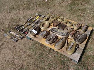 Qty Of Assorted Ratchet Straps And Tie Down Straps **Located In Edmonton**