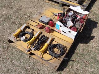 Qty Of Tail Lights, Fog Lamps, Trouble Lights And Assorted Supplies **Located In Edmonton**