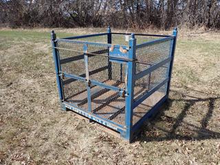 4ft X 4ft X 44in Steel Crate **Located In Edmonton**