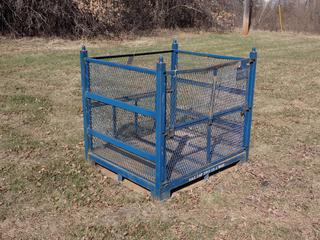 4ft X 4ft X 44in Steel Crate  **Located In Edmonton**