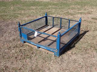 4ft X 4ft X 2ft Steel Crate **Located In Edmonton**