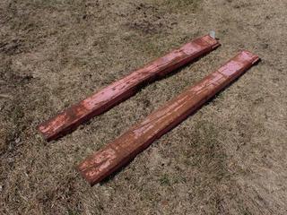 (2) 6ft X 6in Fork Extensions *Note: (1) Side Bent **Located In Edmonton**