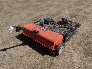 Agri-Fab Model 45-0492 44in Tow Behind Lawn Sweeper **Located In Edmonton**