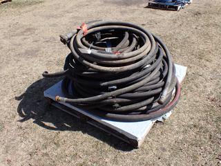 Qty Of Tank Truck Hose, Air Hose And Assorted Hoses **Located In Edmonton**