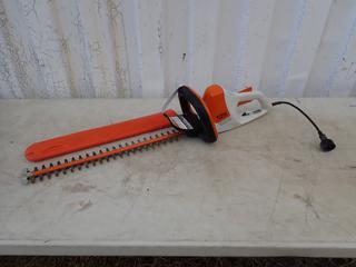 STIHL HSE 52 120V Hedge Trimmer. SN 994368367 **Located In Edmonton**