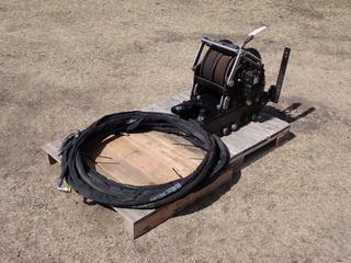 2021 Dinamic Oil S19 Winch w/ Danfuss OMSU 200 Hydraulic Motor, 1900 Max Line Pull, 60 Max Pump Delivery And Hydraulic Lines. SN 4700921 **Located In Edmonton**