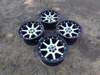 Qty Of (4) XD Series 18in Rims 6-120mm Bolt Pattern **Located In Edmonton**