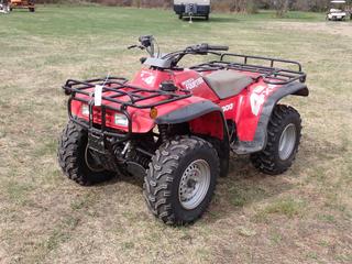 1992 Honda FourTrax 300 4X4 ATV c/w Honda 281cc Gas, 4-Spd Manual, Front Mount Winch, 23X8.00-11 Front And 24X9.00-11 Rear Tires. VIN 478TE1522NA400683 *Note: Requires Repairs, Does Not Run* **Located In Edmonton**